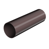 труба темно-коричневый (3м) d-80, тн оптима /125