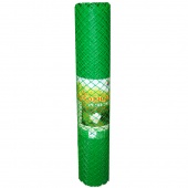 заборная решетка (зеленый) эконом з-40 ячейка ромб 40*40 мм, рул. 1,5*25 м/20