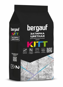 Затирка Bergauf Kitt 2 кг белая