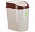 контейнер пласт д/мусора  5,0л беж. мрамор (20) м2480