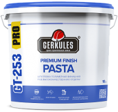 шпатлевка полимерная геркулес premium finish pasta gt-253 pro 18кг (ведро)/33