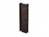 планка универсальная vox solid sandstone dark brown, 420x121 мм