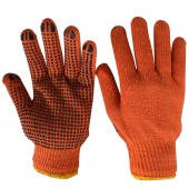перчатки зима утепленные акрил с пвх точками (цвета в ассортименте)