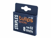 скобы для степлера tulips tools, 8 мм