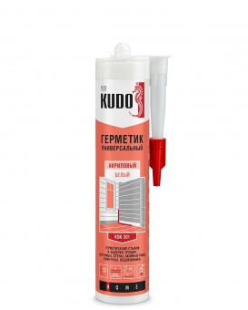 Высококачественный универсальный акриловый герметик KUDO® специально разработан для герметизации сое